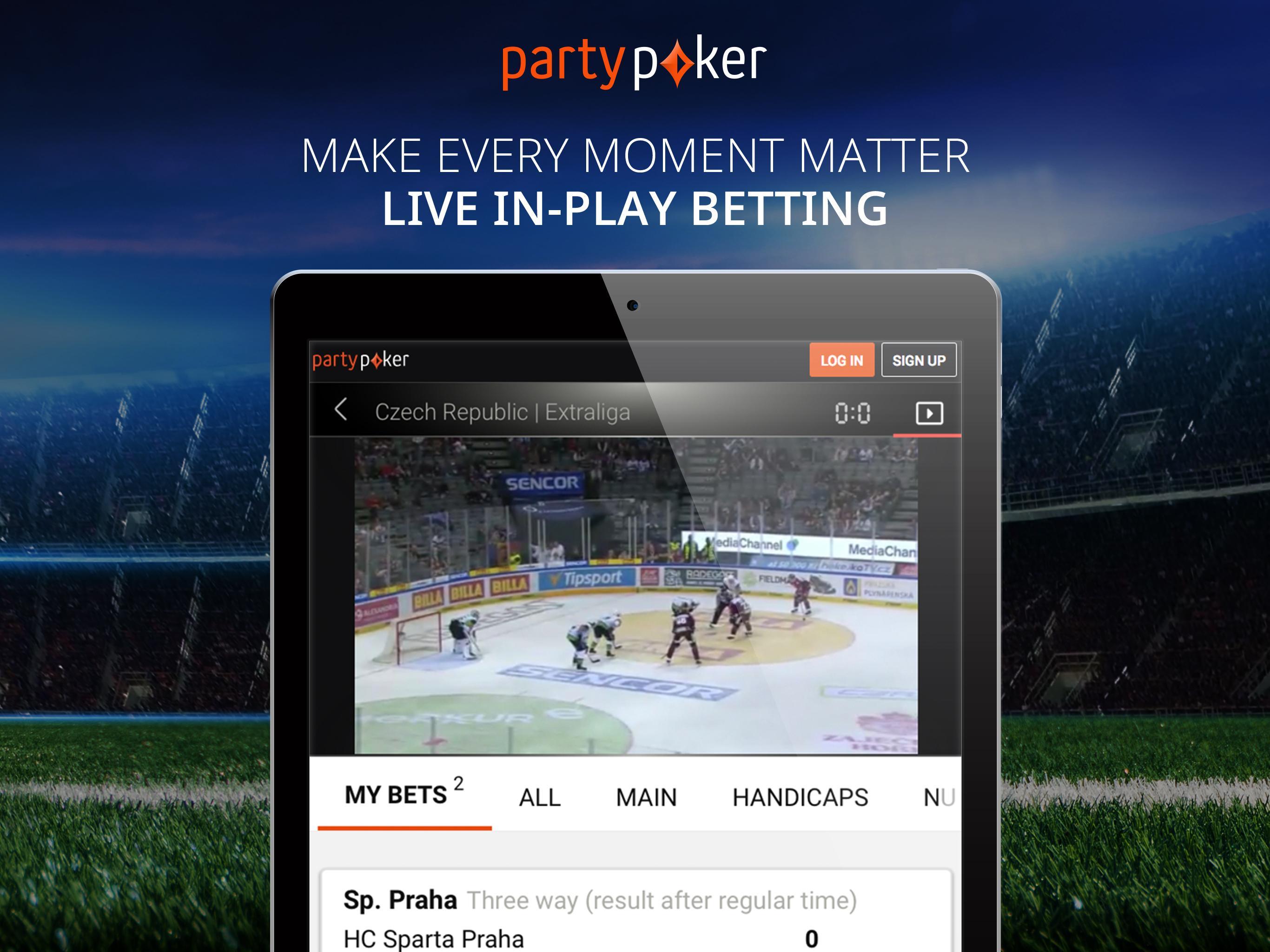 Приложение Party Poker для Андроид